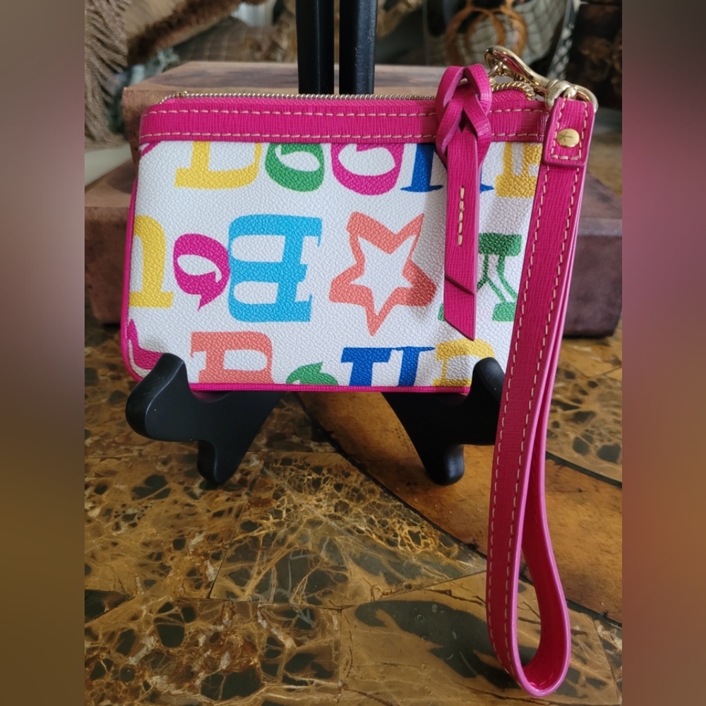 Dooney & Bourke Colorful Wristlet - Picture 2 of 4